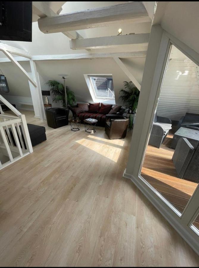 杜塞尔多夫Luxury Rooftop Loft With River View 10Min To City公寓 外观 照片